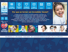 Tablet Screenshot of investidorsocial.org.br